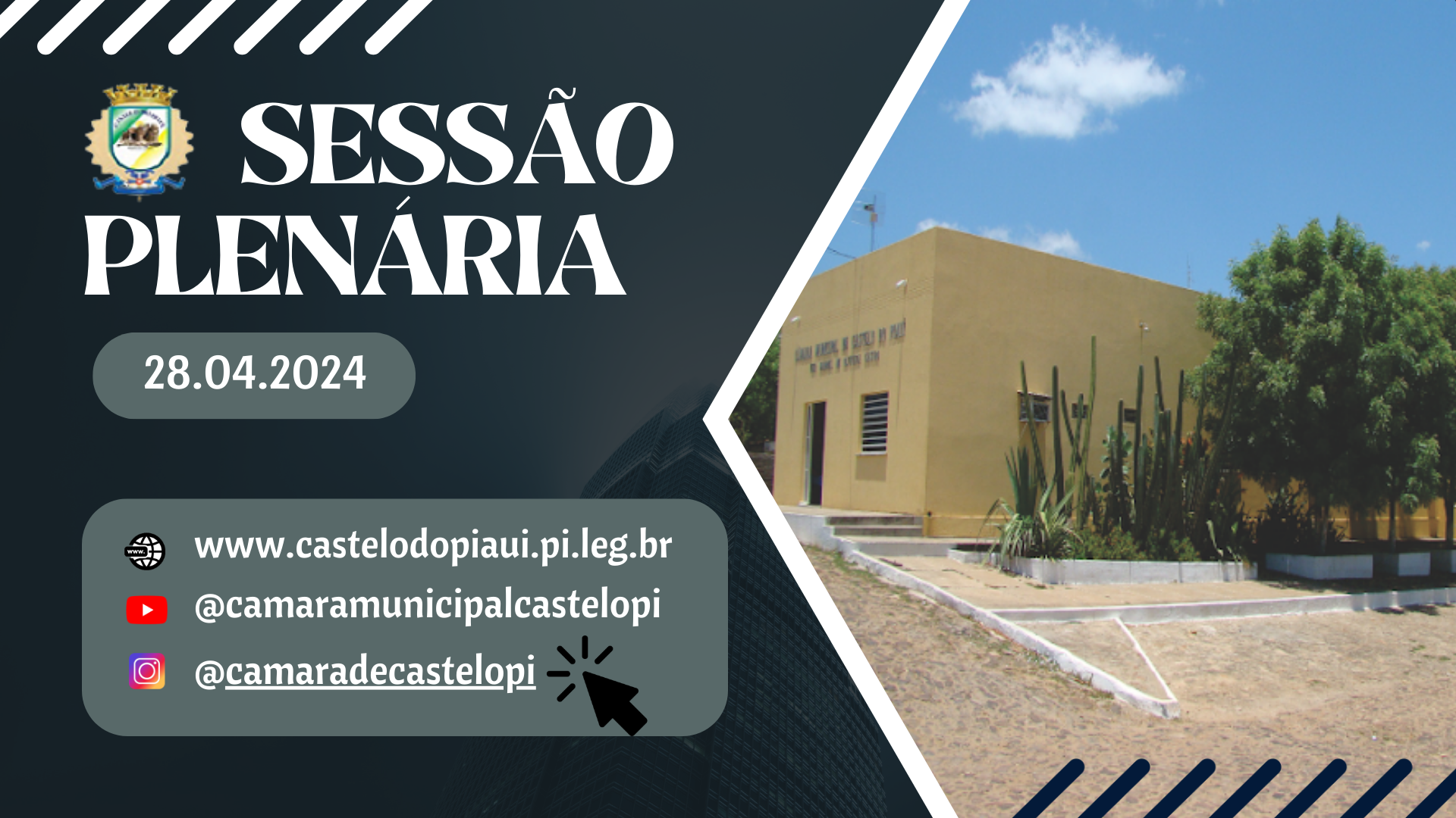 Sessão Ordinária na Câmara Municipal